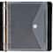 JAM Paper 8.5" x 11" Clear Plastic Hook & Loop Closure Envelopes, 12ct.